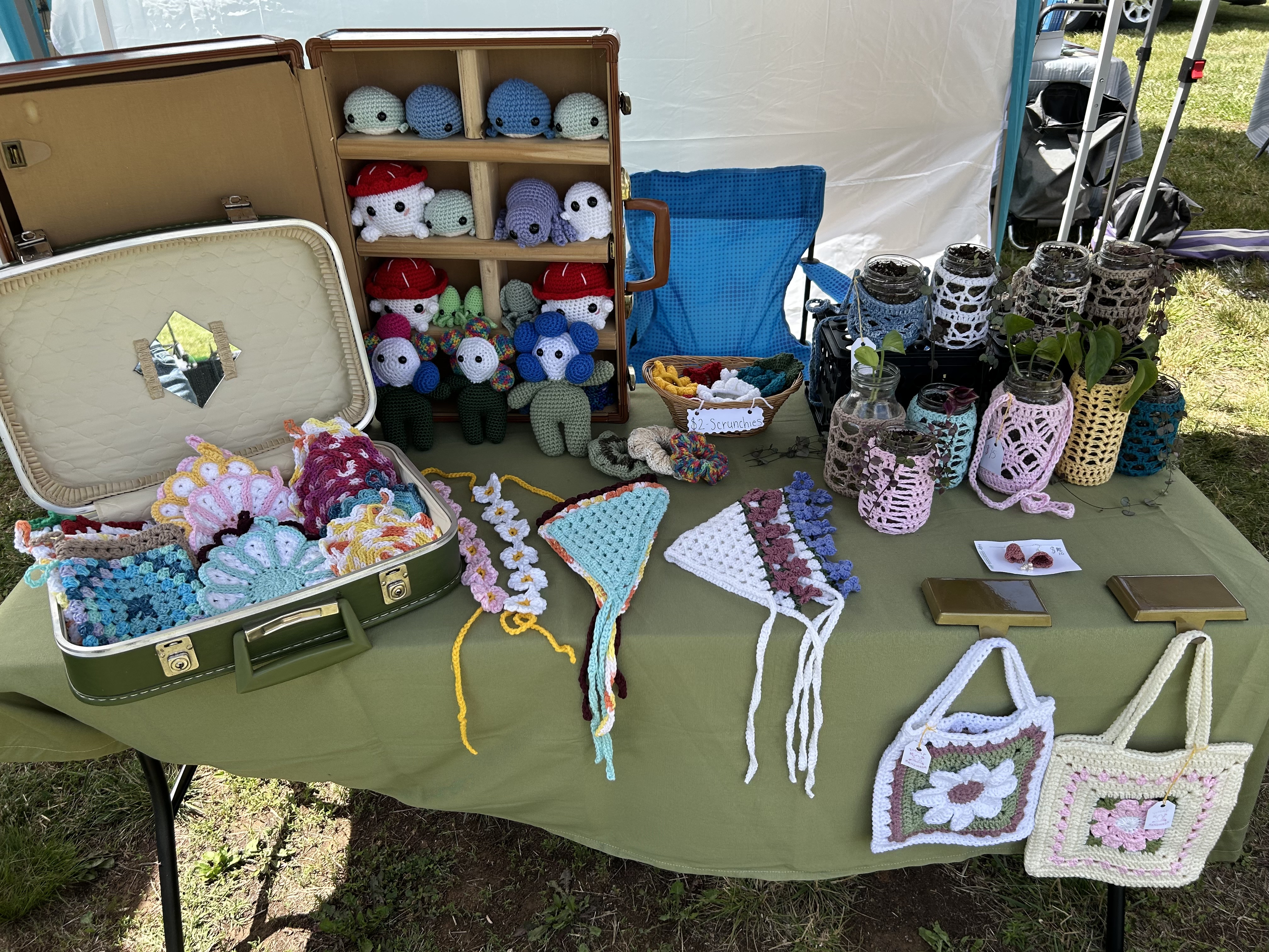 Tangled Tadpole craft display